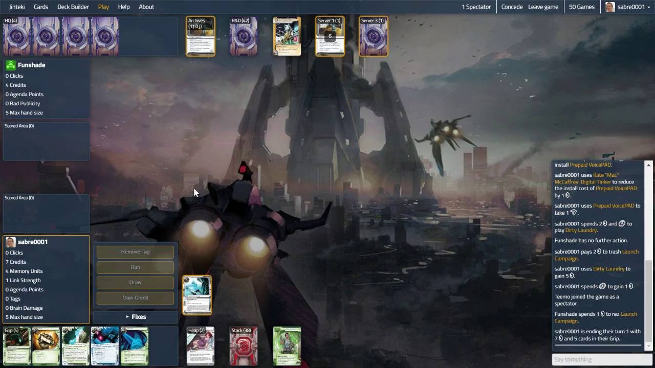 Netrunner - PPVP Mirror Kate (sabre0001) vs NEH Asset Spam (Funshade)