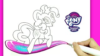 Coloring Pinkie Pie My Little Pony Coloring Pages #coloring #coloringpages #mlp #mylittlepony screenshot 5