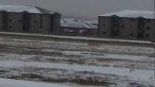 Snow in Minot