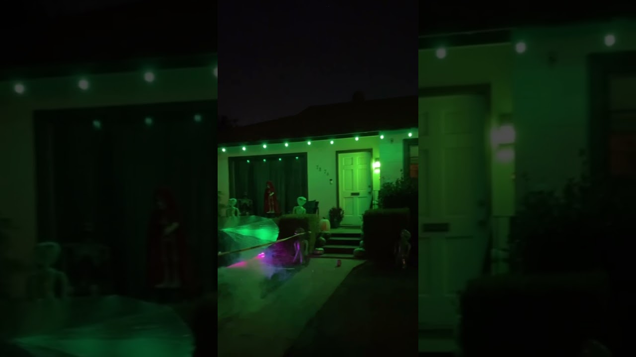 DIY ufo flying saucer crash Halloween decoration 2023