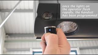 Hormann HSE P button  Remote , How to Program a Hormann BiSecur HSE2 handset to a Promatic Operator