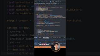 Reusable Button Widget: ubah sekali, semua UI ikut! #coding #flutter #programming
