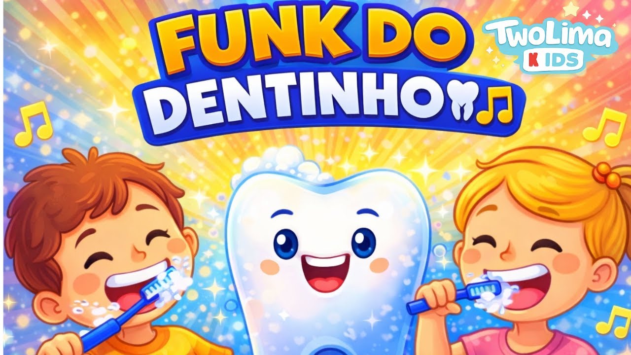 Funk do Dentinho 🦷🎵 | Música Infantil Educativa | TwoLima Kids