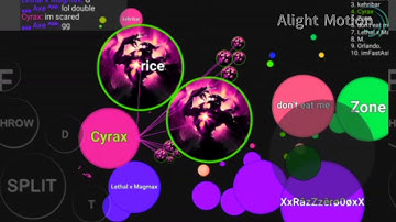 #XCR Blob.io (Agar.io) Unstoppable Player! Alight Motion Edits Pt.3
