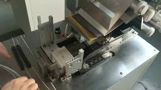 Automatic sponge folding wrapping machine