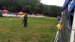 Mike Ungvarsky of Cinnaminson runs 15:57 to win the E race at the Shore Coaches at Holmdel Park