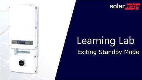 Placing an Inverter into Standby Mode