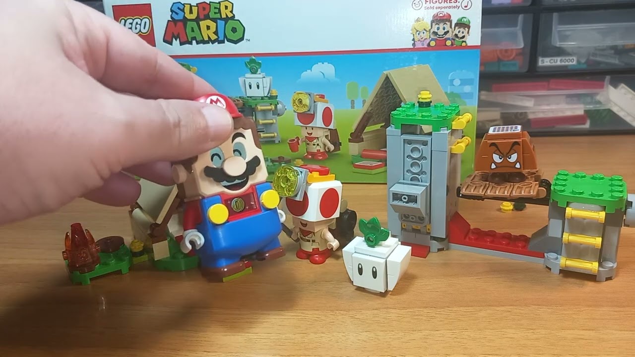 LEGO SUPER MARIO captain Toad's camp  Campeggio del capitano Toad