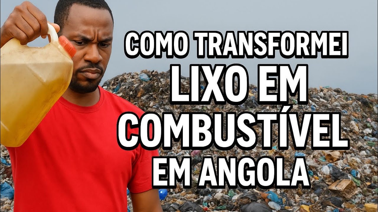 Jovens Angolanos transformam lixo em gás natural e em Petróleo 