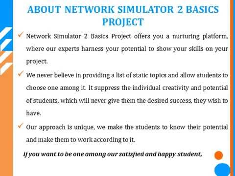 NETWORK SIMULATOR 2 BASICS PROJECT