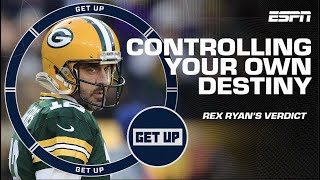 Rex Ryan’s VERDICT on the Packers controlling their playoff destiny 👀 | Get Up