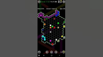 How To Solve Flow Free Hexes Amoeba Pack Level 110 14x16 Board Walk Through Solution Walkthrough