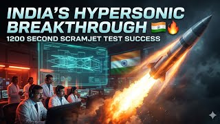 “India’s Hypersonic Breakthrough 🇮🇳 Missile Future | India’s Scramjet Engine SUCCESS!”
