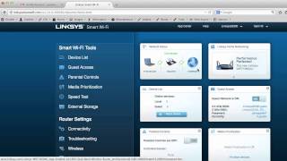 How to setup a linksys ac1900 router ea6900 in the routers backend
administration dashboard. full walkthrough also showing iphone apps
for controlling...