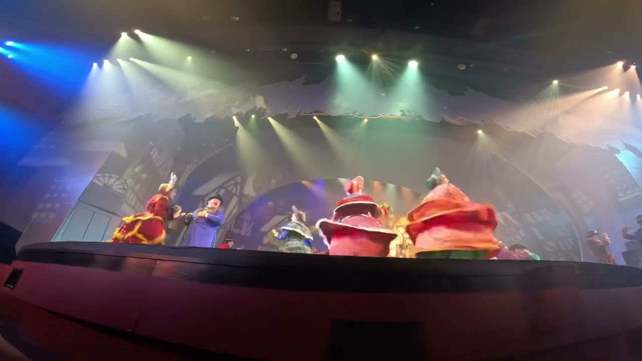 “Scrooge No More” Show Busch Gardens Williamsburg Christmas Town 2024 “Ending Scene”