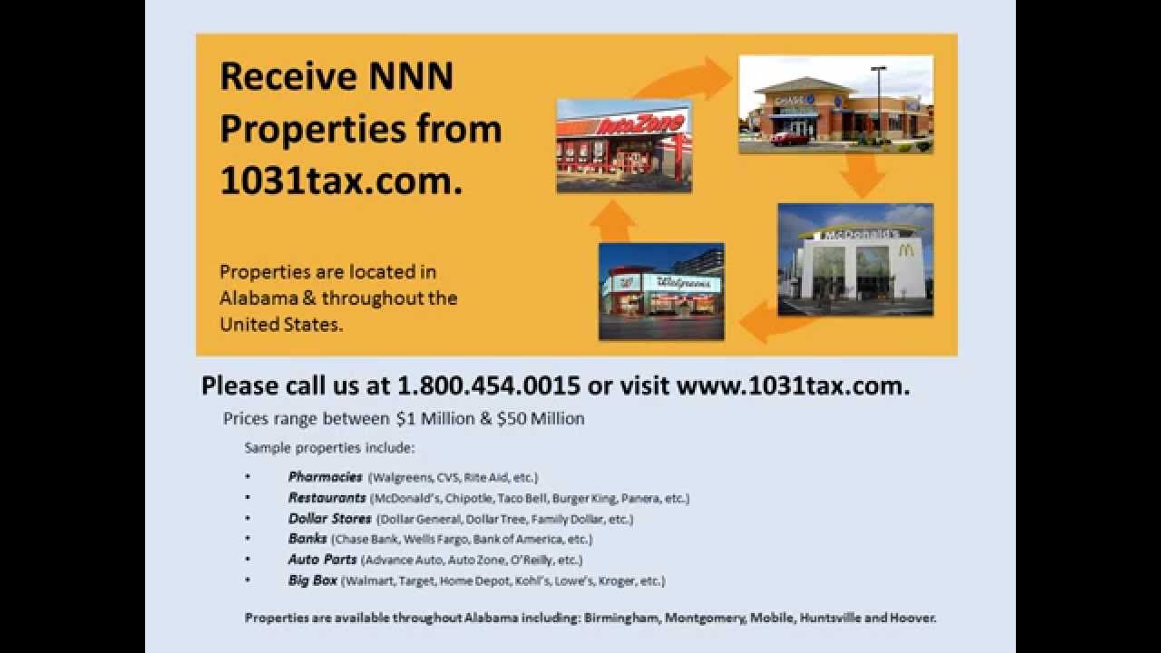 View NNN property in Alabama  NNN triple net lease property for investors & 1031 exchange