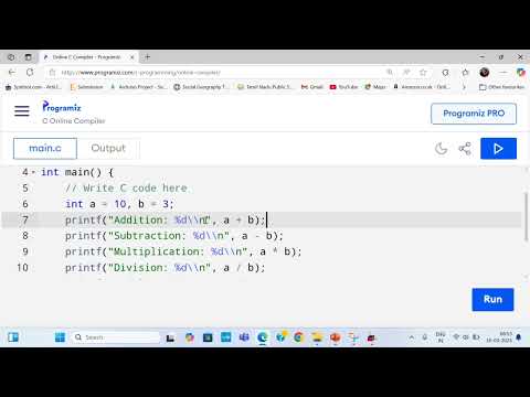 Types of operators in C-Arithmetic Operators #cprogrammingintamil #cprogramming
