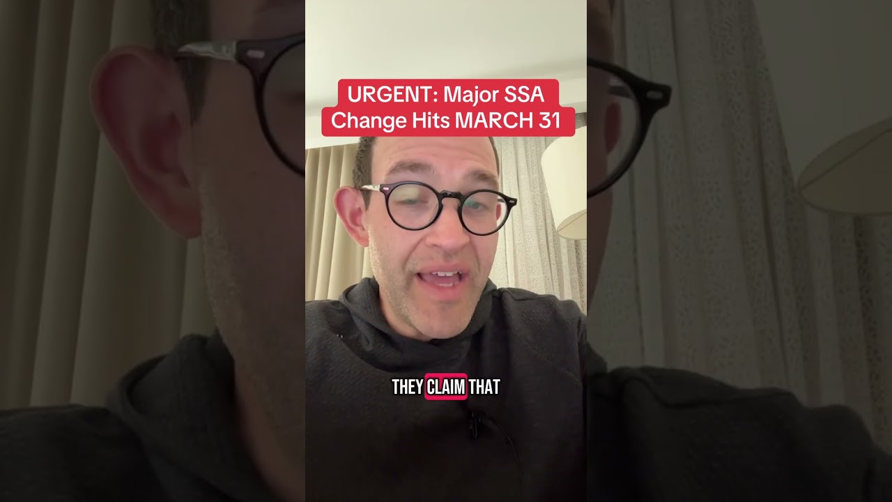 Major SSA Change STARTS next week!