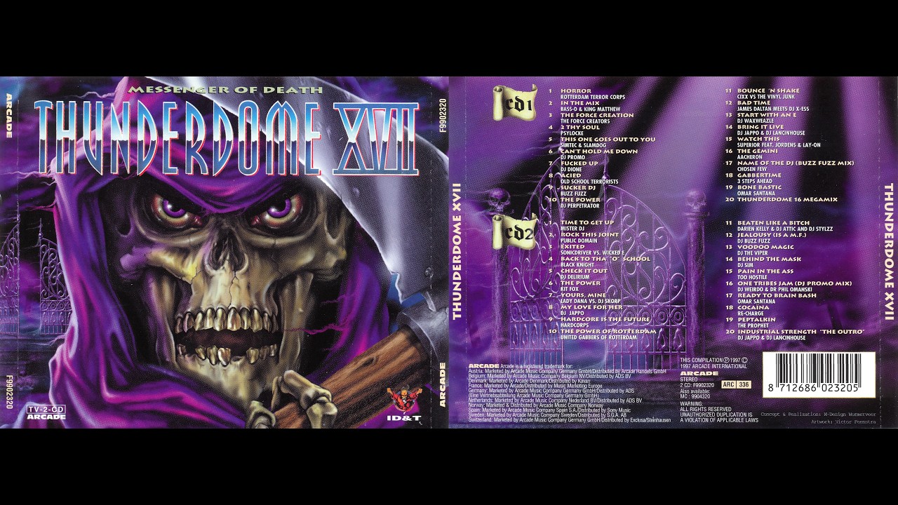 洋楽 Thunderdome XVII Messenger of Death CD Thunderdome XVII (Messenger Of Death)(1997) - YouTube
