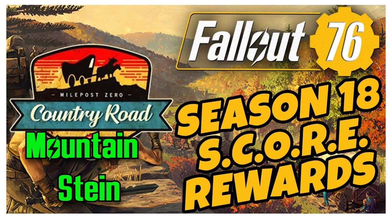 Fallout 76 | SEASON 18 - Milepost Zero: Country Road | Mountain Stein | Reward |