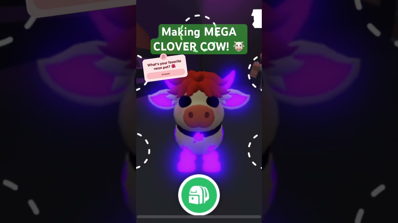 NEW MEGA Clover Cow in Adopt Me Saint Patrick’s day new update event! Roblox March 2025 