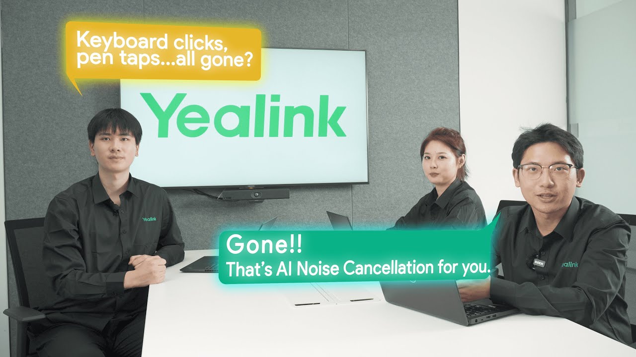Yealink SP92 vs. Open Office Noise—Watch What Happens
