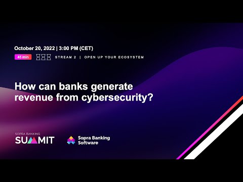 How can banks generate revenue from cybersecurity ?
