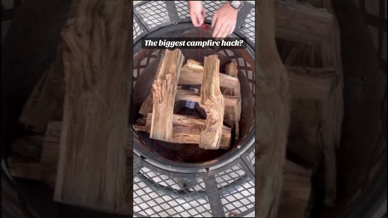 The best way to start a campfire | Pull Start Fire