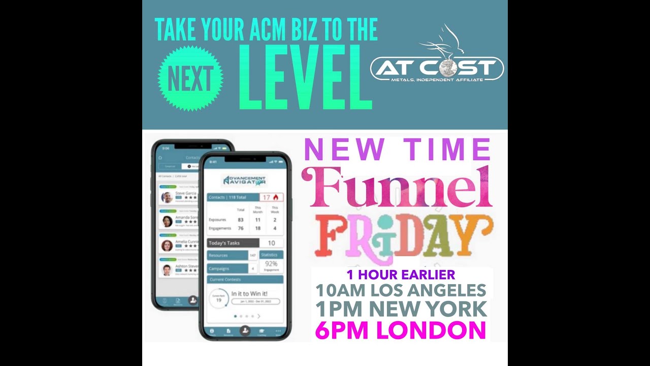 Week 10: AdvNav app Funnel Friday Training with Dawn, Antione & RapidFunnel support