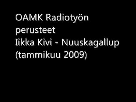 Iikka Kivi - Nuuskagallup (tammikuu 2009)