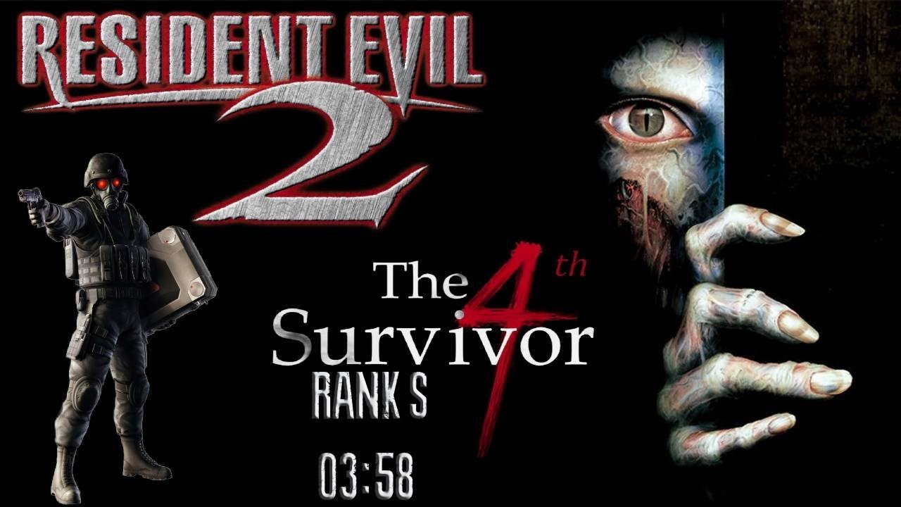 Resident Evil 2 (1998) - The 4th Survivor - Rank S - 