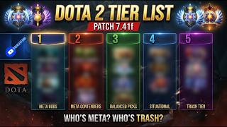 Every Dota 2 Hero RANKED | Patch 7.41f Hero Tier List