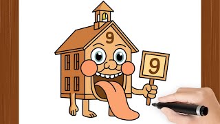 How To Draw A Esok Sekolah I Brainrot I Easy