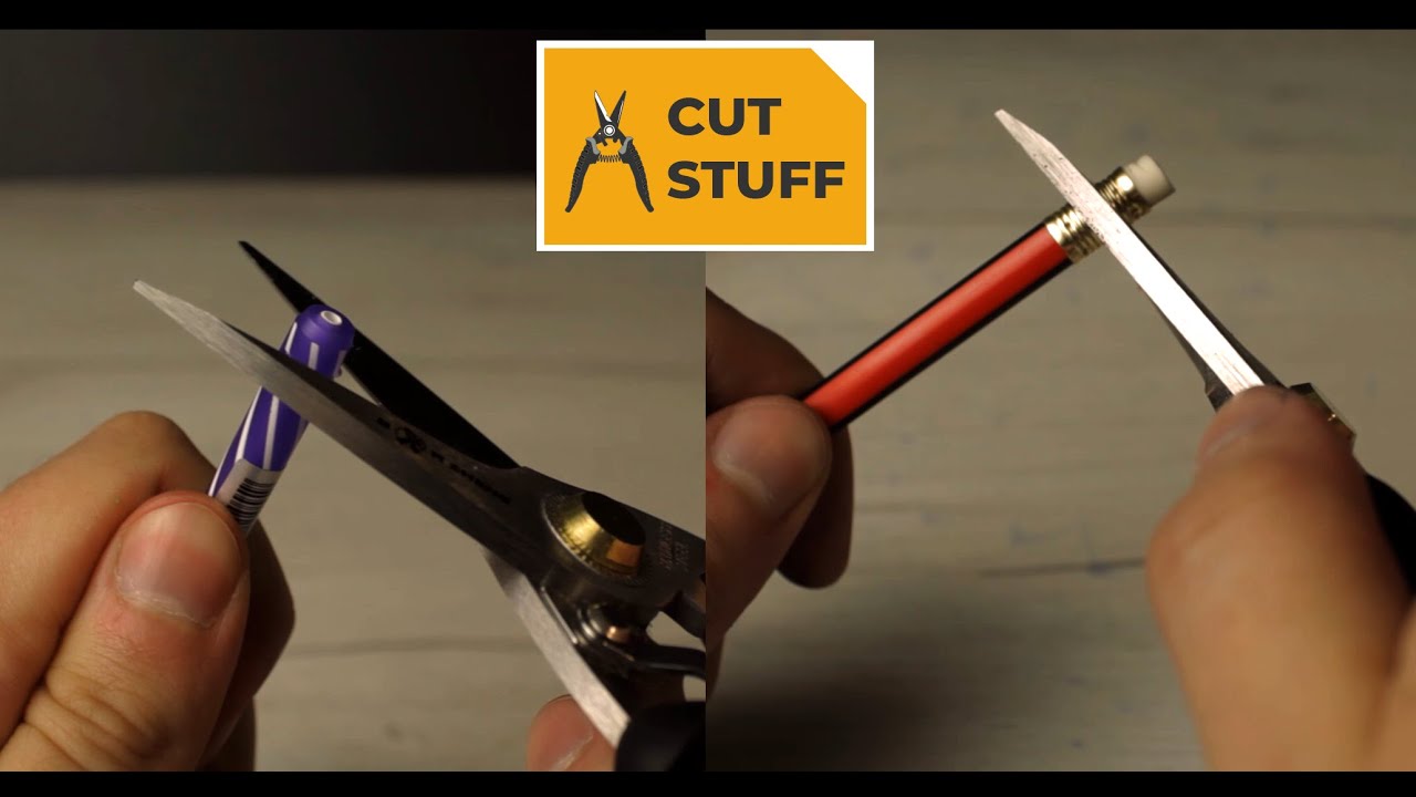 CUTSTUFF | Разрезаю Ручку и Карандаш |  Pen & Pensil