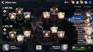 Epic Seven - Guild War - Exotic vs Pertinet (BigFreakyJu) - Stinger Stronghold