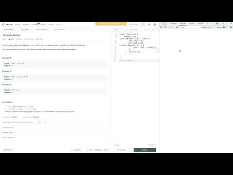 Single Number | LeetCode 136 | Bit Manipulation