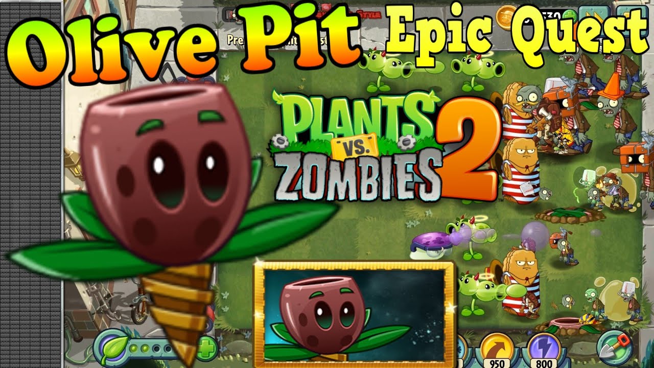 Растения против зомби 2 - оливковая косточка - полный эпический квест - повышение уровня (эп.541)