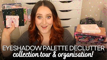 *HUGE* EYESHADOW PALETTE COLLECTION DECLUTTER & TOUR! Cruelty Free, Indie & Affordable Palettes 2025