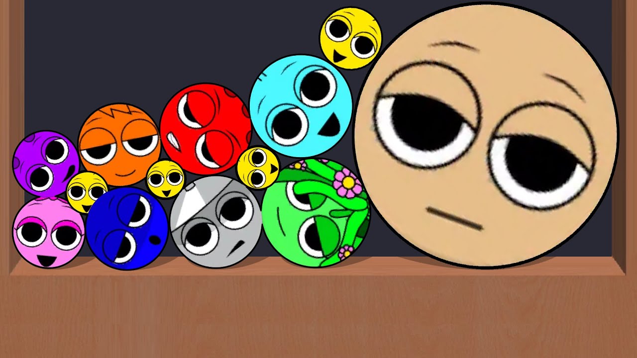 SPRUNKI MERGE COLOR: Suika Game Gameplay Walkthrough - Reaching Max Level!