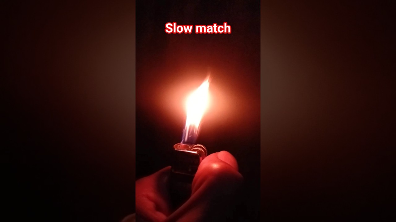 slow motion match 