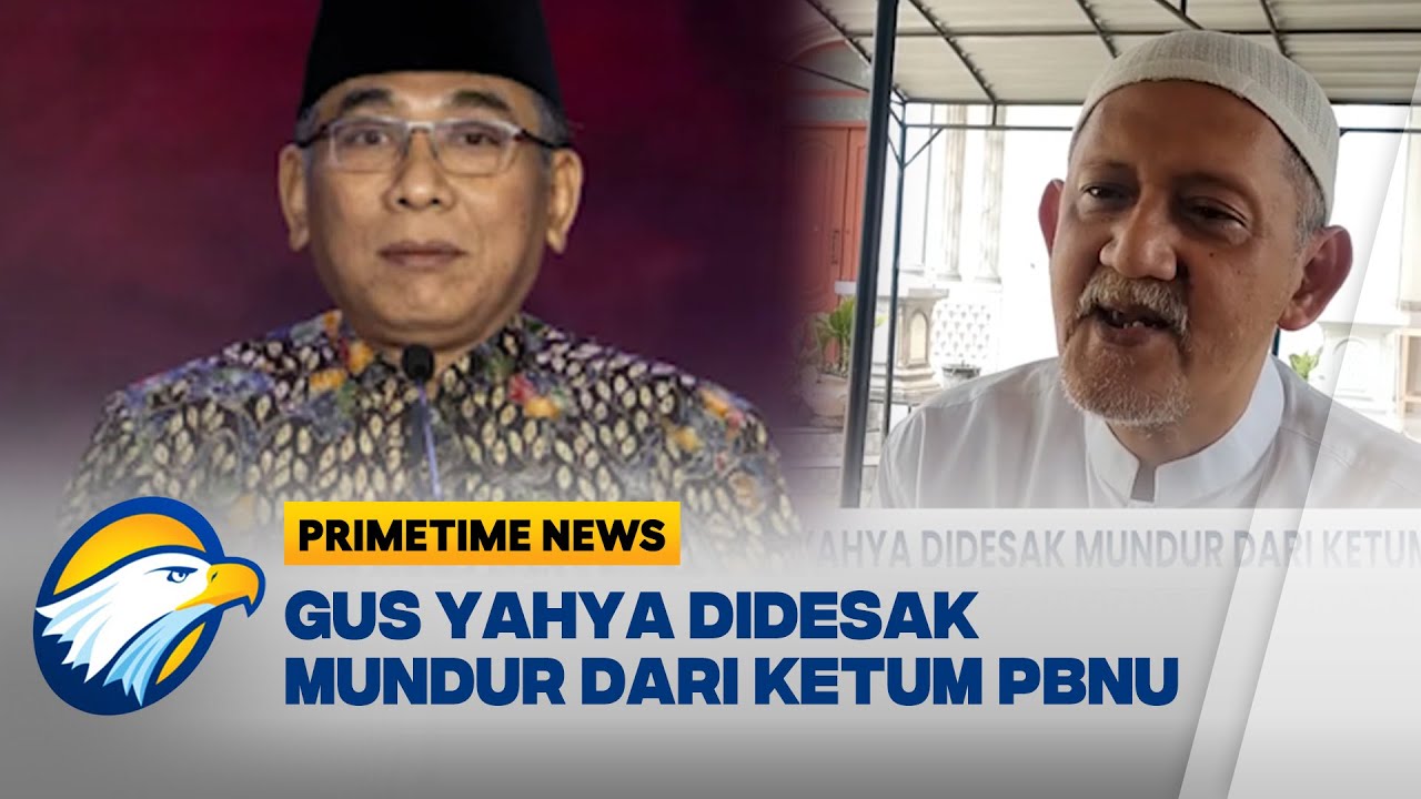 Undang Pembicara Zionis, Gus Yahya Dideska Mundur dari Ketum PBNU   - [Primetime News]