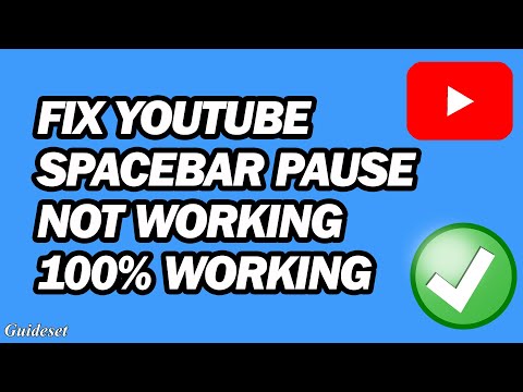 How to Fix Youtube Spacebar Pause Not Working | Step by Step