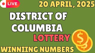District of Columbia Midday Lottery Results For - 20 Apr, 2025 - DC-2 - DC-3 - DC-4 - DC-5