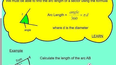 Arc Length & Major and Minor Arcs