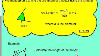 Arc Length & Major and Minor Arcs