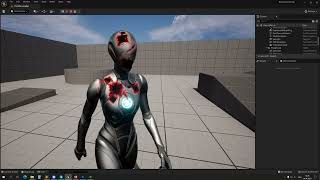 Unreal Engine 5 Decals on moving character without RT