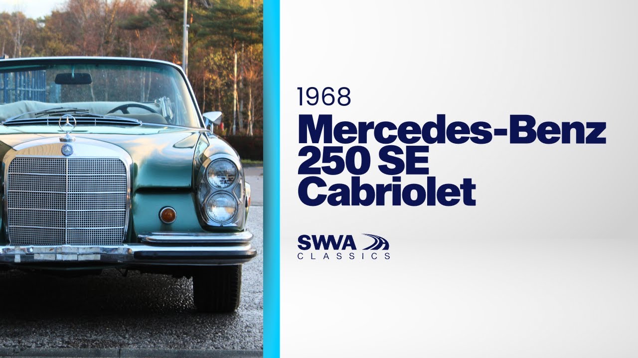 LOT 60  - Mercedes-Benz 250 SE Cabriolet 1968 | SWVA Winter 2026 Classic & Performance Auction