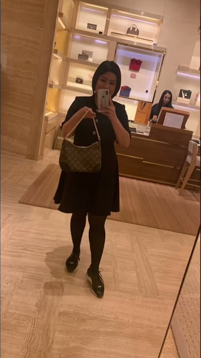 LOUIS VUITTON BOULOGNE手袋經典老花塗層拼牛皮斜孭腋下包, 女裝, 手袋