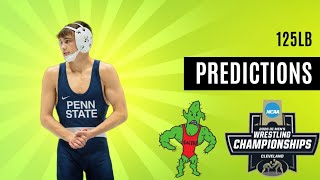 125lb PREDICTIONS (2026 NCAA Wrestling Championships)