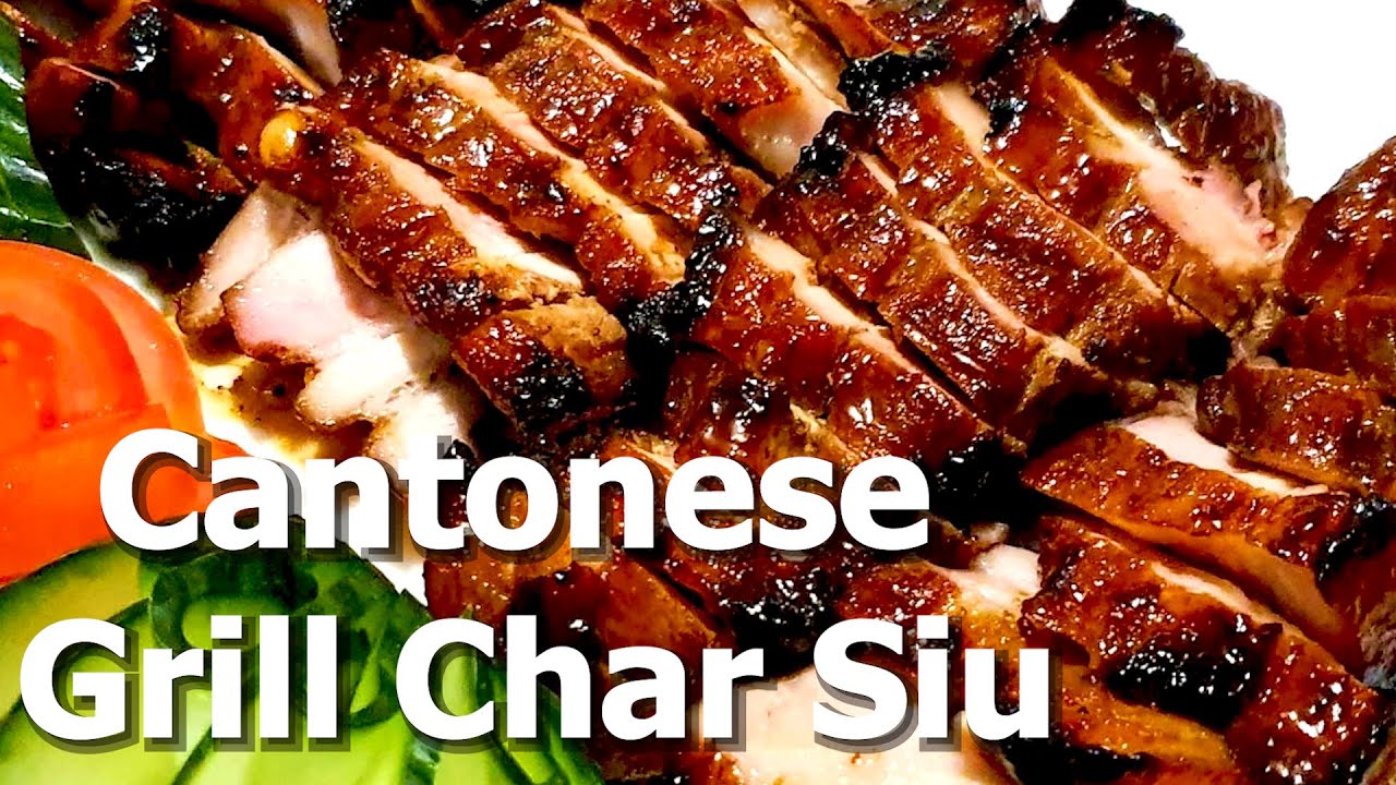 Cantonese Char Siu Pork Belly on the Electric Grill Delicious Homemade